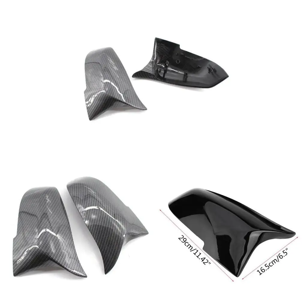 

Carbon Fiber Car Pastes Side Doors Mirror Cover For F10 14-16 ABS Rearview Cover