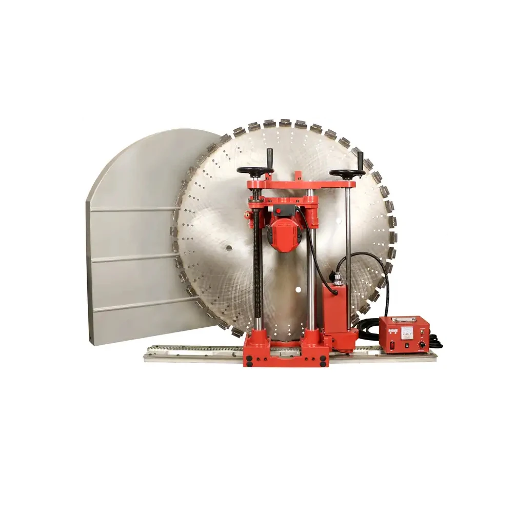 YYHC800mm 1000mm 1200mm fully automatic concrete wall electric wall saw  cutter double motor max cutting depth 520mm