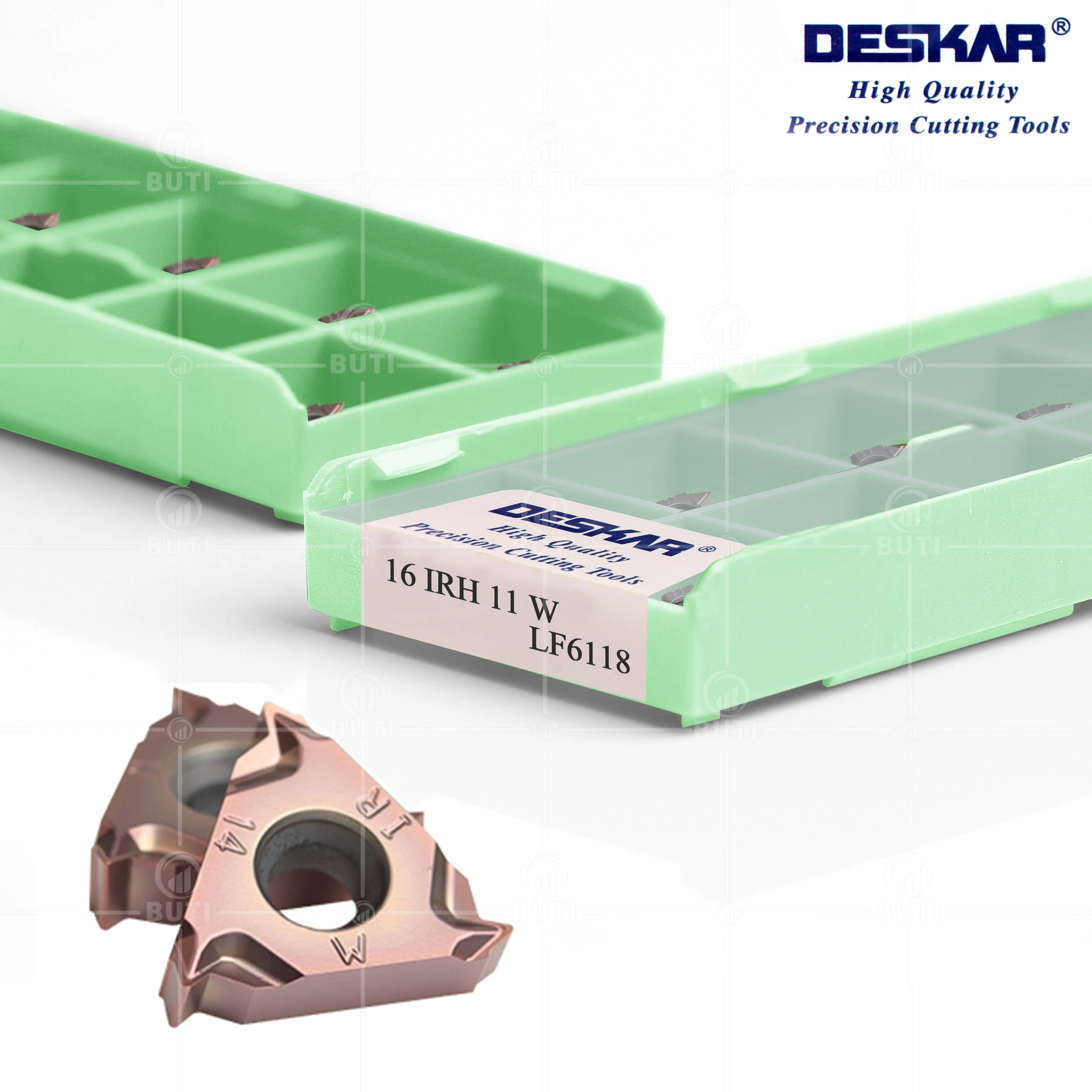 DESKAR 100% Original 16IRH 11W 14W LF6118 High-quality CNC Lathe Threading Turning Tool Carbide Insert Cutter Cutting Tool Parts