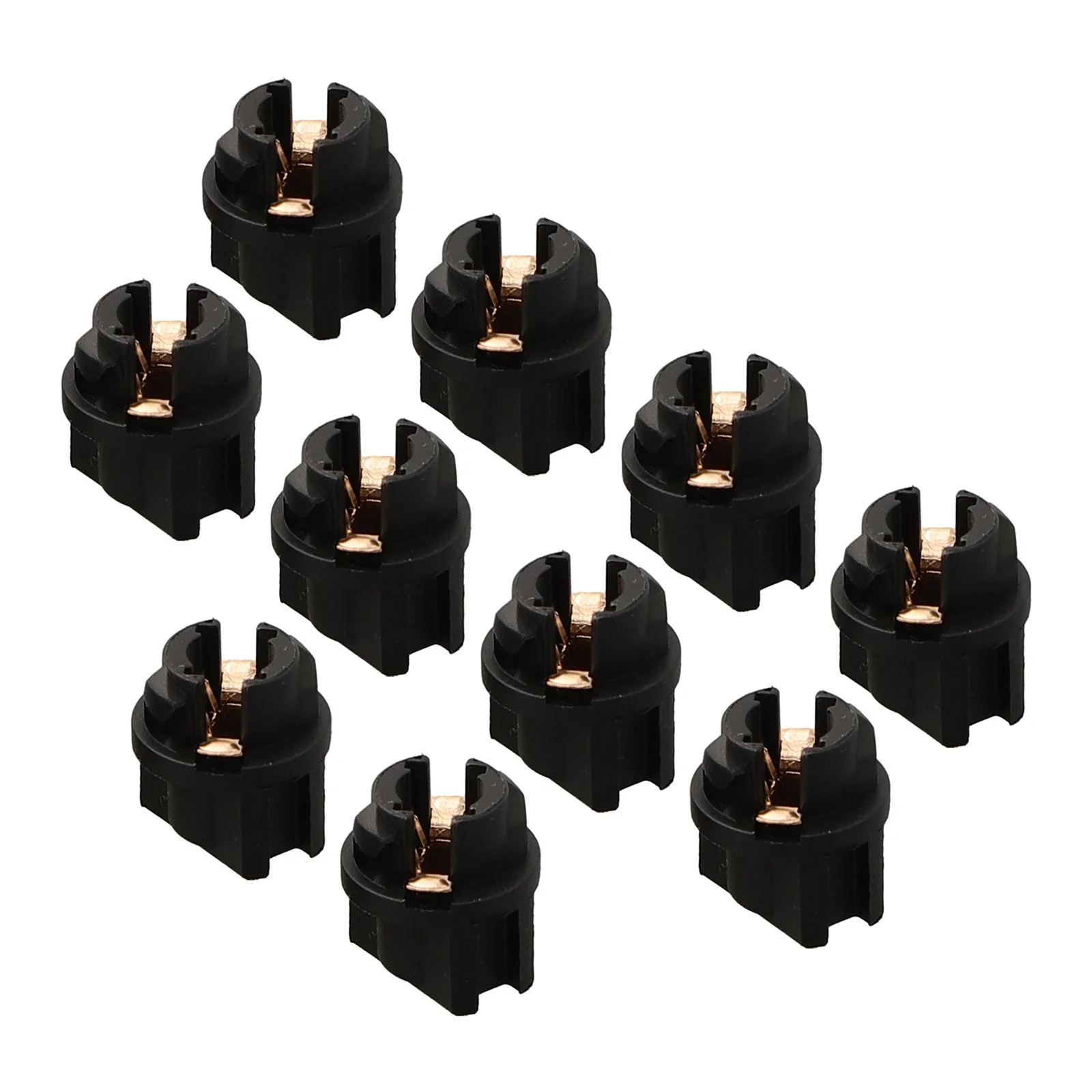 Brand New High Quality Bulb Holders Light Holder 10pcs T5 Black Car Dashboard For T5 Interior Light Instrument