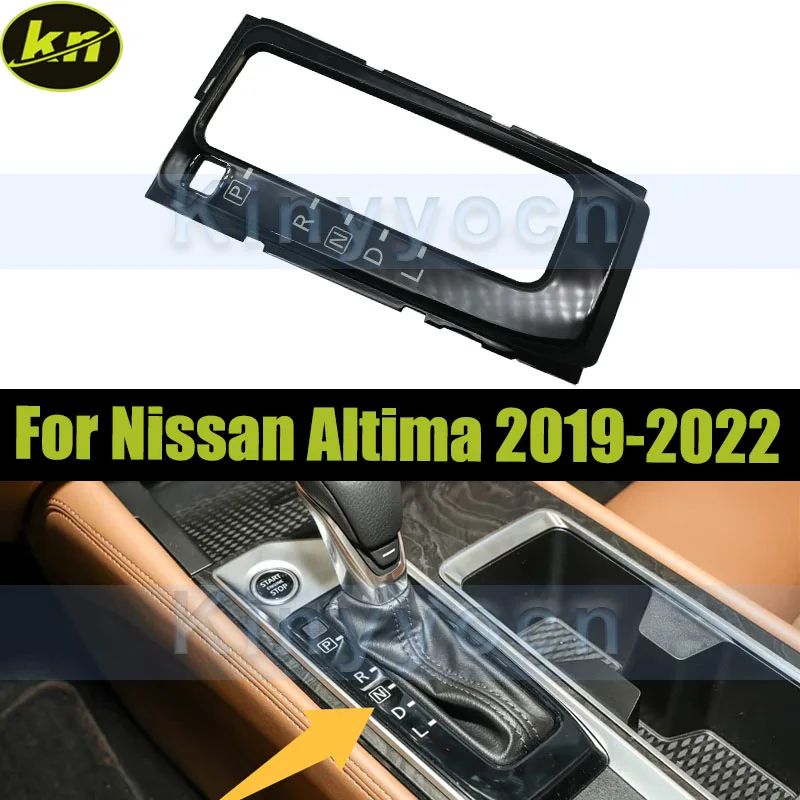 

Gear Shift Knob Shift Handball Frame For Nissan Altima 2019 2020 2021 2022 Gear Shift Indicator Plate Cover Plate