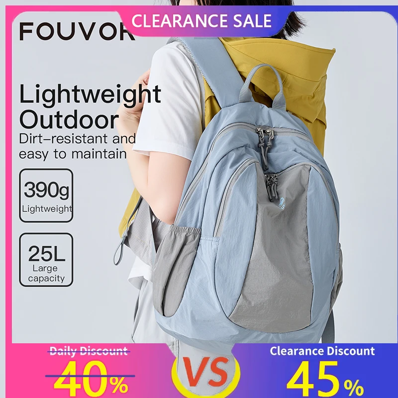 

Fouvor Travel Backpacks Woman Airplane Cabin Backpack Nylon Sports College School Backpacks Casual Fashion Female Bags 3068-01