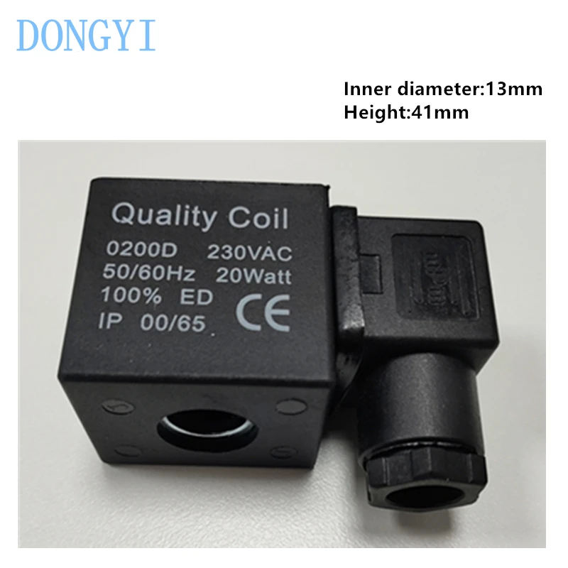 Air Compressor Drain Valve Coil Solenoid Valve Coil 0200D AC230V 15W 20W Timer