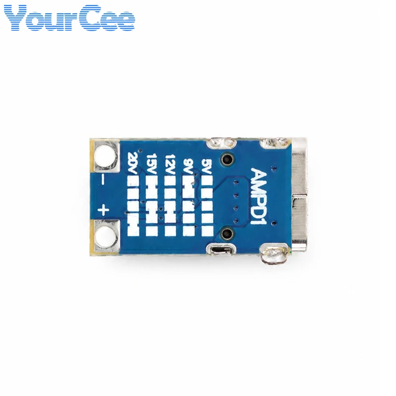 20PCS/1PC USB-C PD Trigger Module PD/QC Decoy Board Fast Charge Type-C to High Speed Charger Power Delivery 5V 9V 12V 15V 20V