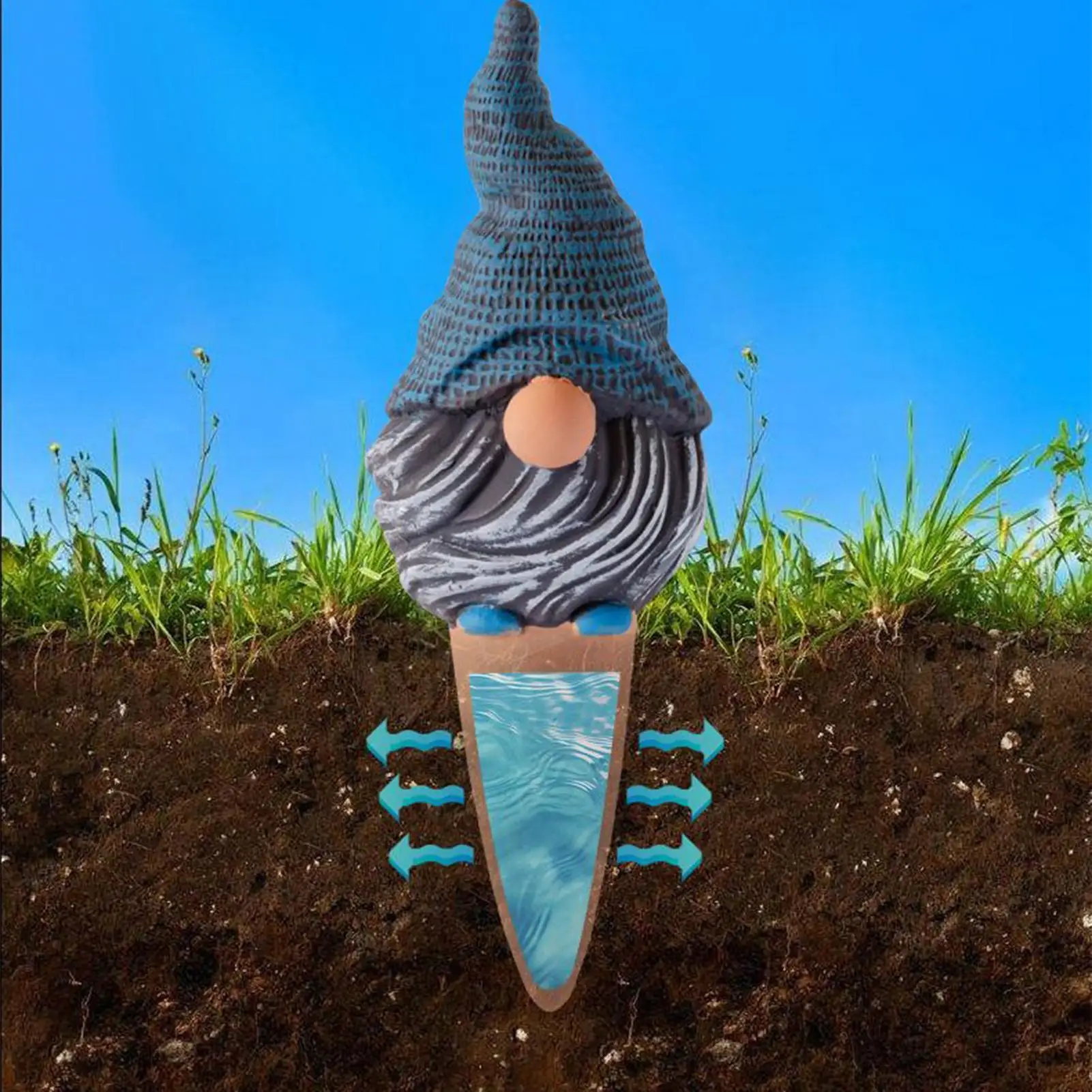 

Garden Automatic Watering Tool Cute Gnome Indoor Drip Irrigation Watering System Kit Potted Plant Waterers Spike for Houseplant