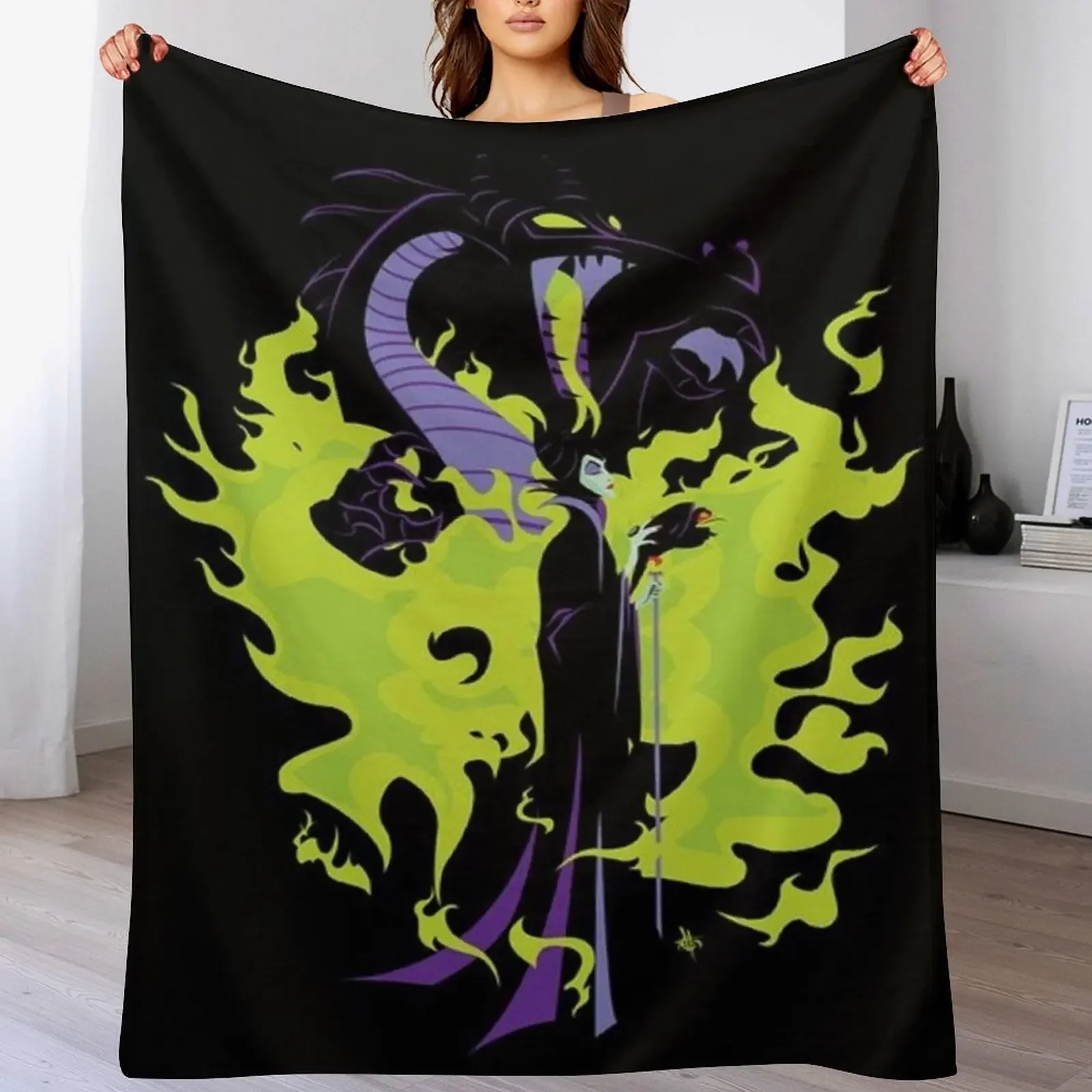 

Evil Witch Throw Blanket Decorative Throw Winter beds for sofa Large Blankets