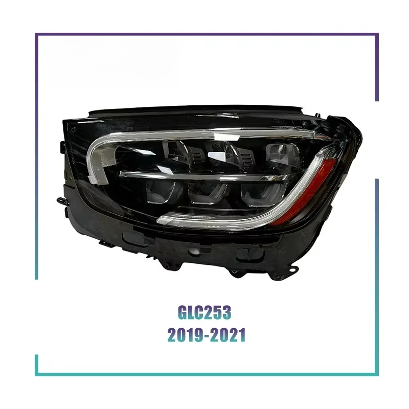 

Для Mercedes-Benz GLC200 GLC253 W253 (2019-2021) — Оригинальные автомобильные фары 12V, белые светодиодные фары 6000K
