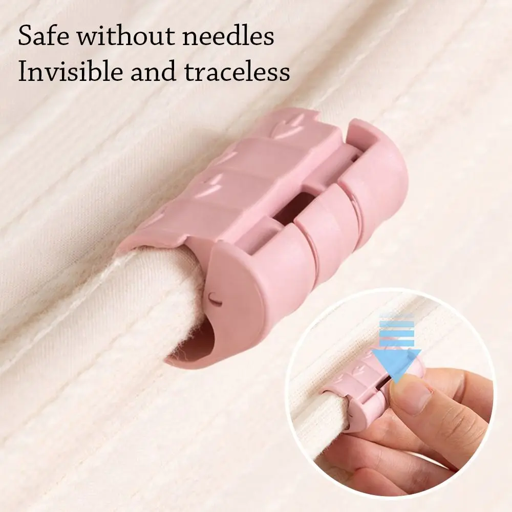 10pcs Durable Non-slip BedSheet Clips Pressure Resistant Adjustable Mattress Holder Fixing Buckle Compact Sheet Fasteners