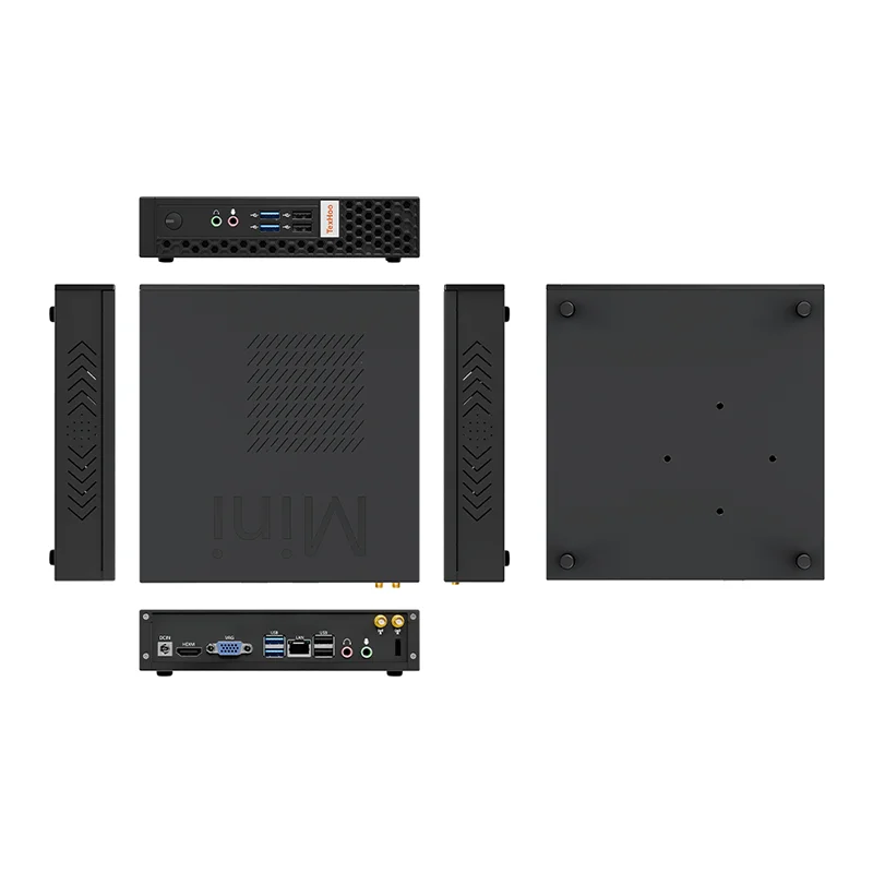 TexHoo มินิพีซี Windows 11 Pro, Ultra5 125H, แรม 16GB DDR5 แบบ Dual-Channel, SSD M.2 512GB, WiFi 6, BT 5.2, คอมพิวเตอร์ขนาดเล็กสำหรับทำงานออฟฟิศ/เล่นเกม