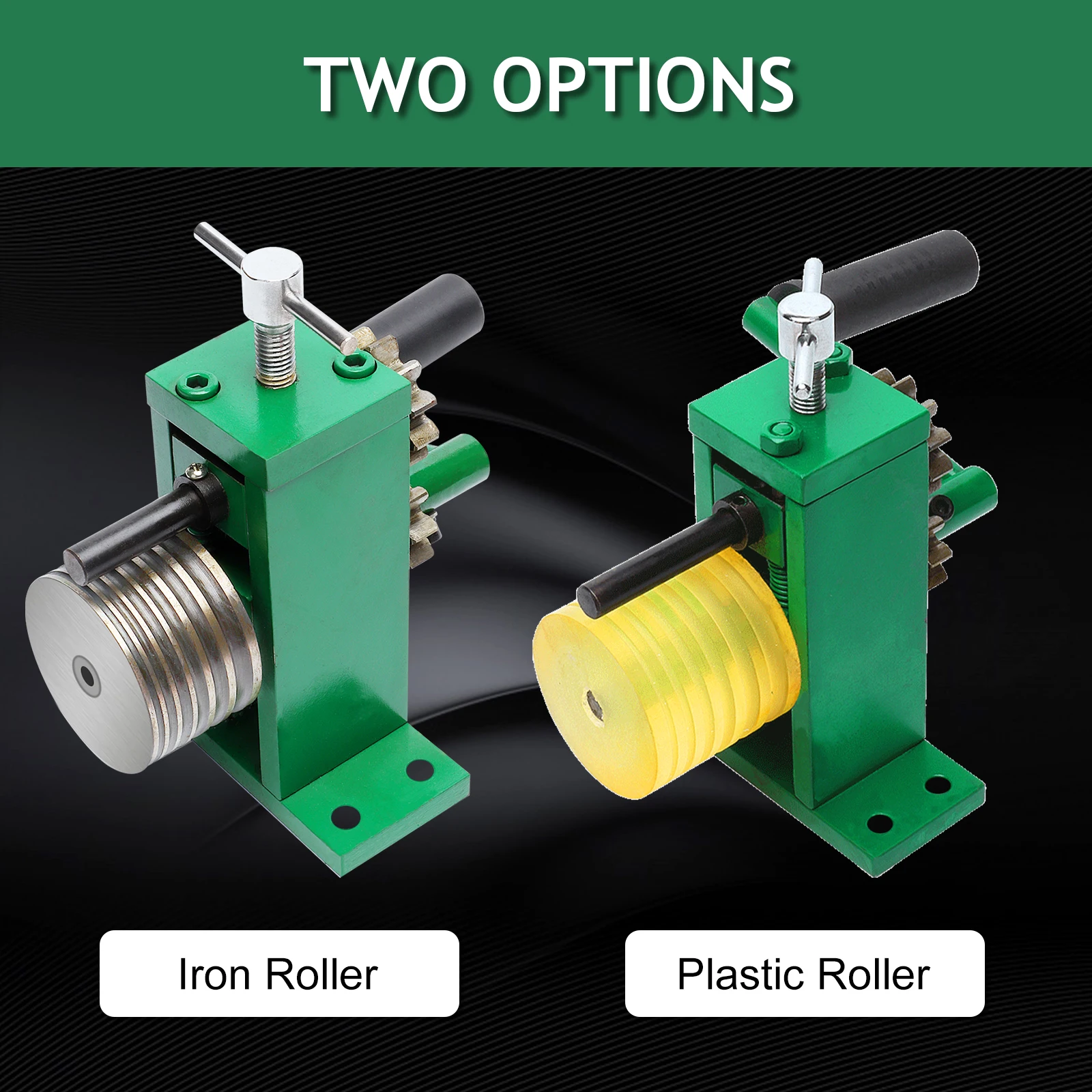 Jewelry Ring Bending Machine Hand Crank Earrings Press Bend Steel Plastic Round Press Machine Solid Gold and Silver Plus Tools