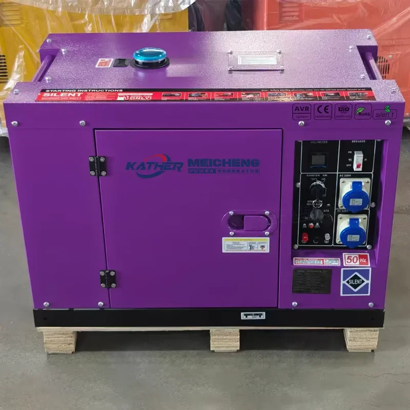 Silent Generator 12KW 10KW 8KW 5KW Remote Start Backup Power Genset With ATS 240V 110V Rated Power Factory Discount