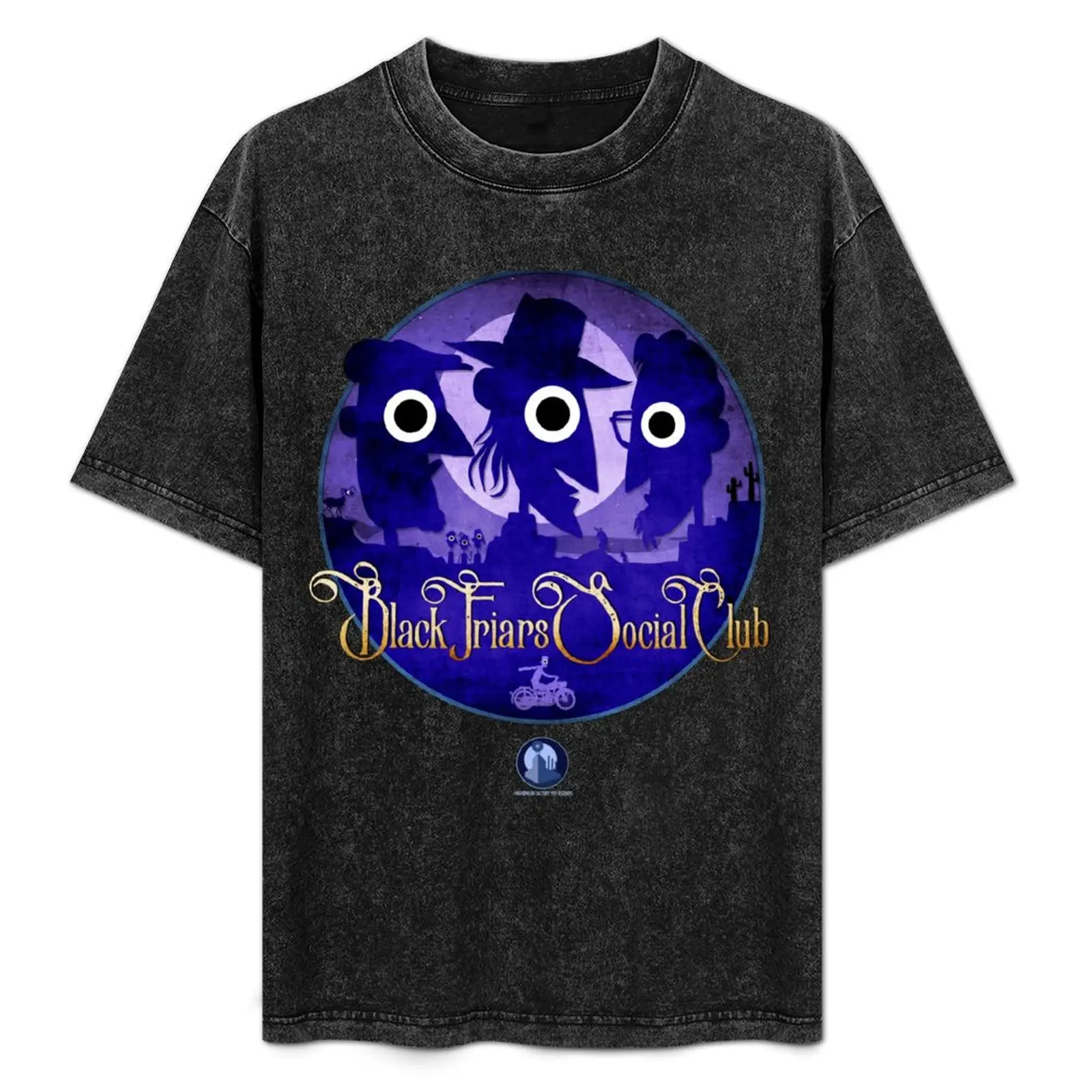 

Black Friars Social Club Motorcycle Logo T-Shirt Christmas Casual Short Sleeve Top