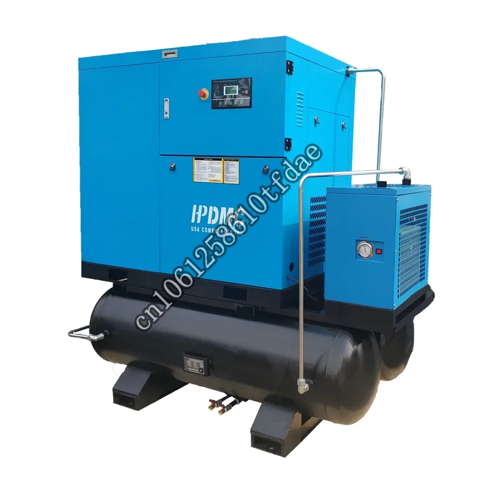 22kw 30hp Energy saving screw air compressor with  dryer for industrial equipment