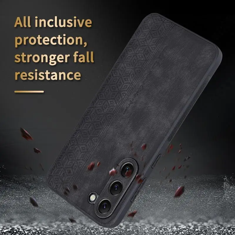 Case For Samsung Galaxy S24 S23 S22 Ultra S23 S21 FE A54 A53 A52 A55 A35 A15 5G Shockproof PU Leather Hybrid Phone Cover Funda