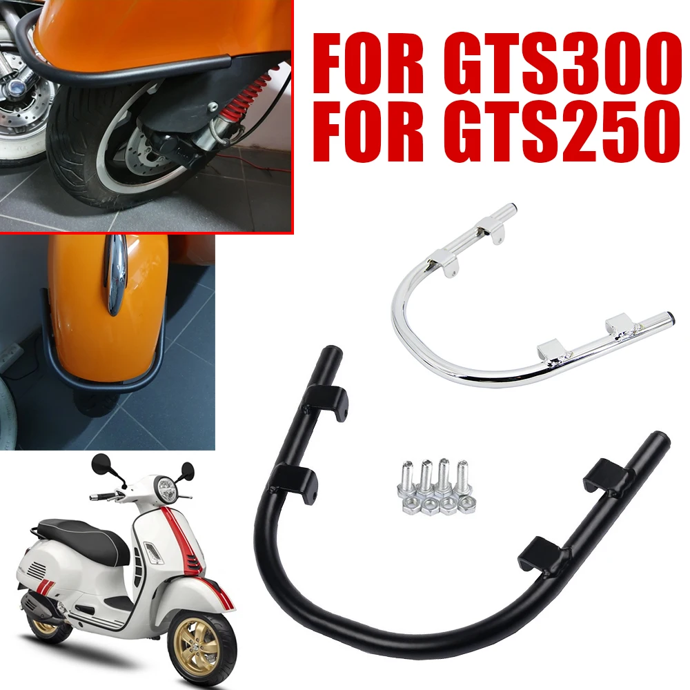 

For Piaggio Vespa GTS300 GTS 300 GTS 250 GTS250 Motorcycle Accessories Bumper Front Wheel Fender Crash Bars Frame Protector