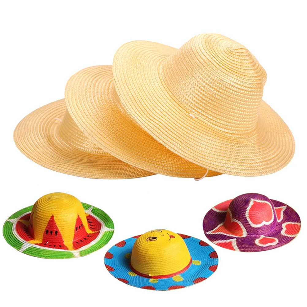 

Painting Straw Hat DIY Straw Hat Art Painting Straw Hat Kids DIY Straw Hat Kids Straw Hat