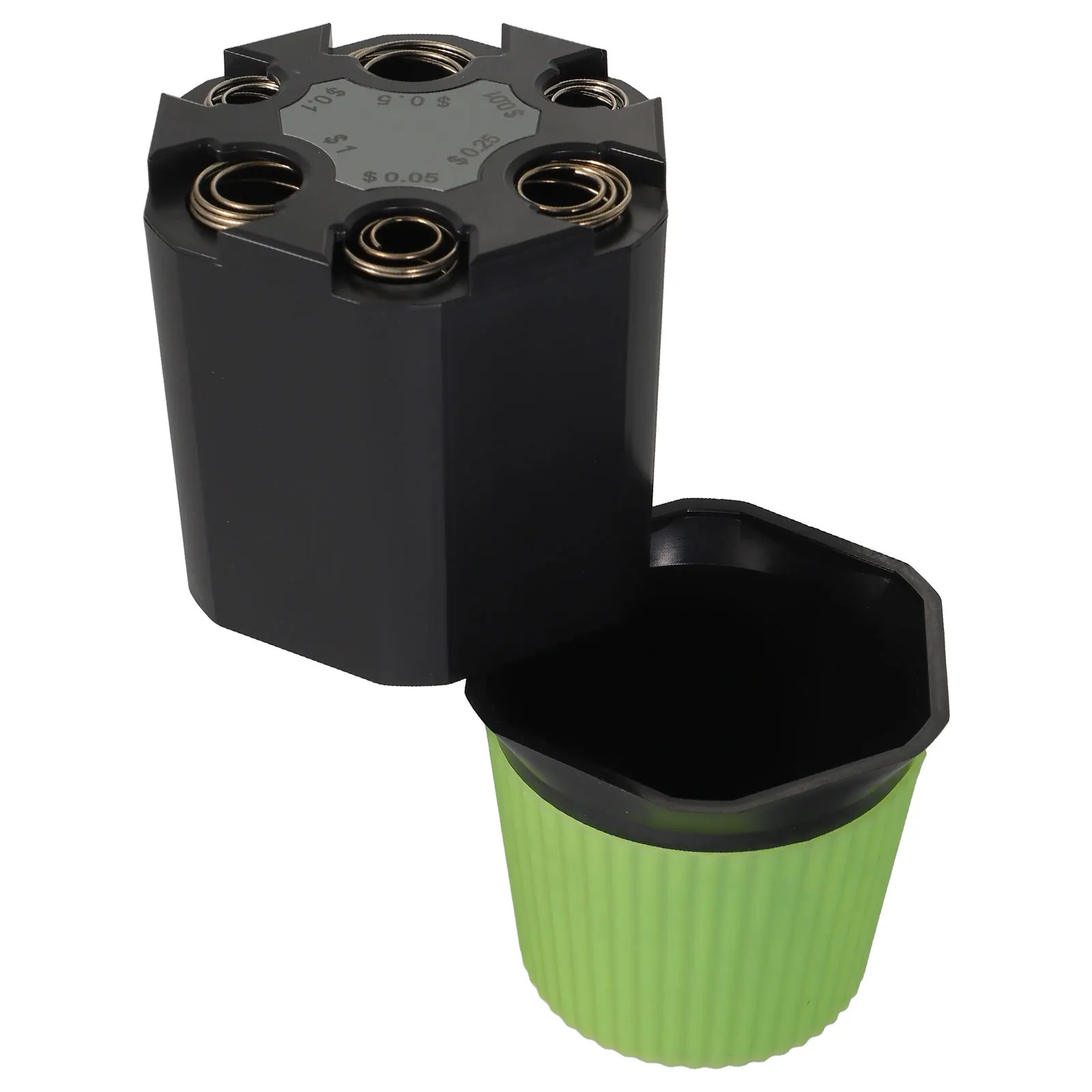 موزع العملات المعدنية للسيارة مع تخطيط ذكي ومقصورات متعددة تحافظ على تغيير ملحق داخلي مثالي للسيارة بحجم صغير