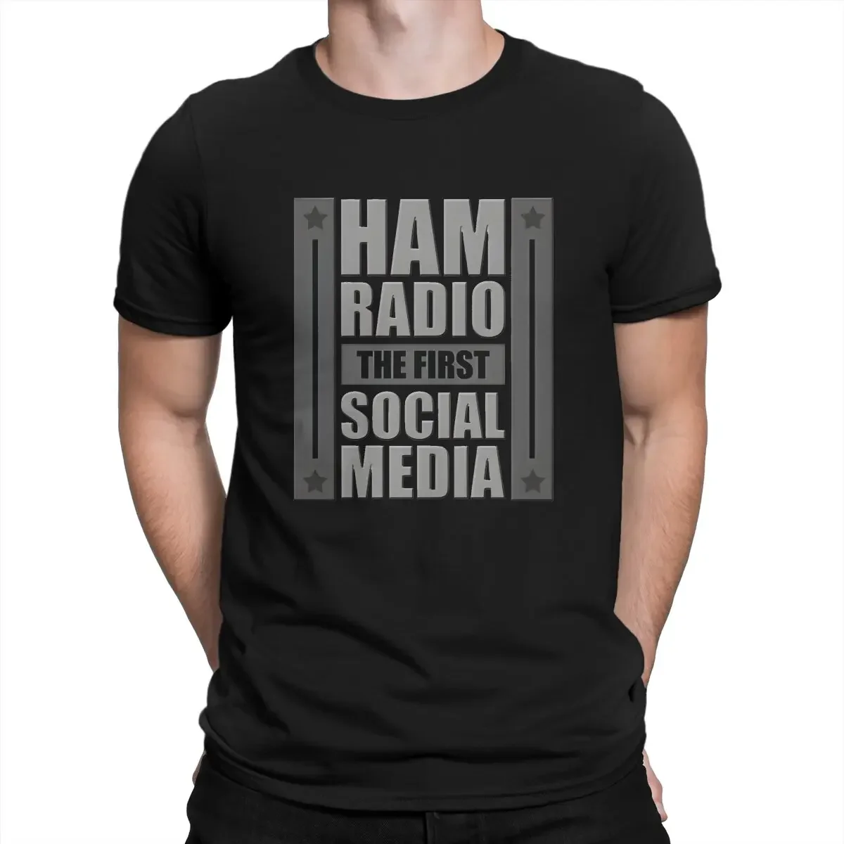 The First Social Special TShirt Ham Radio Operator Casual T Shirt Hot Sale Stuff For Men Women