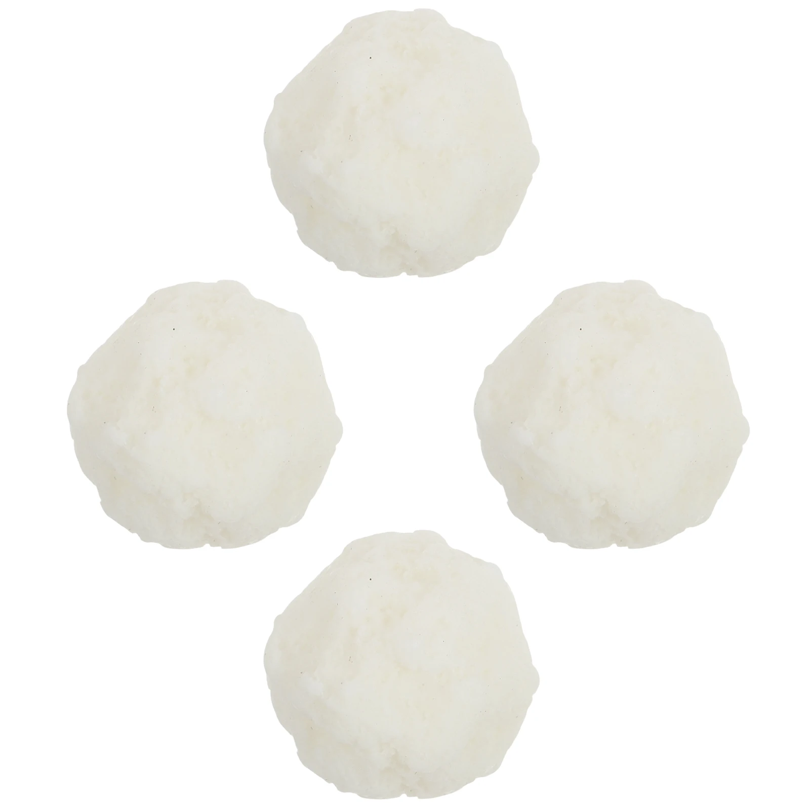 

4pcs Landscape Snow Micro Landscape Arctic Globe Mini Arctic Decoration Small Resin Statues For Diy Winter Scene