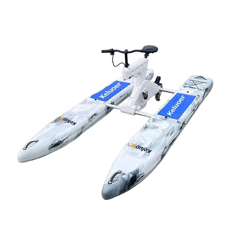 

Надувной водный велосипед с одной педалью, скорость 6-10 км/ч, электрический одноместный водный велосипед