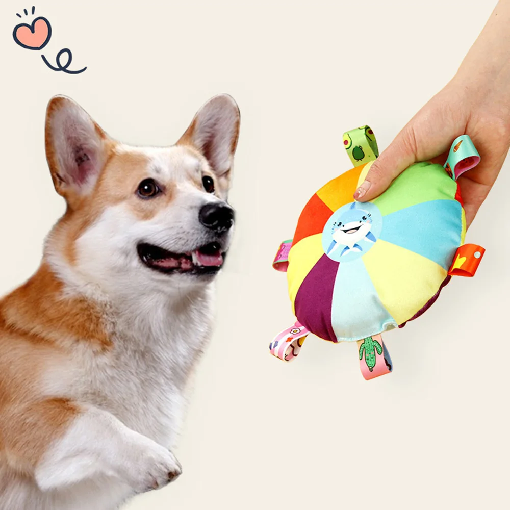 Interactive Ball Toys With Grab Tabs Dog Bite Chew Balls Pets Accessories Puppy Outdoor Training Soccer Pet Supplies view 4