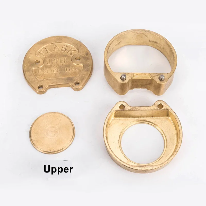 قاذف نوع طقم أسنان نحاسي قوارير علوية وسفلية #4