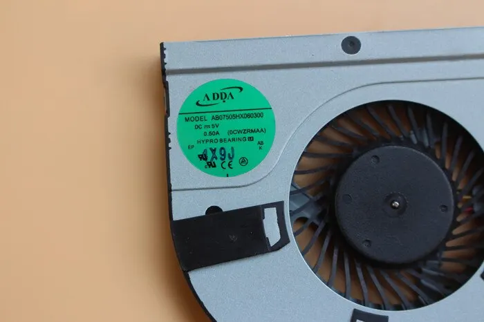 ADDA 서버 냉각 팬, AB07505HX060300, DC5V 0.50A, 3 선