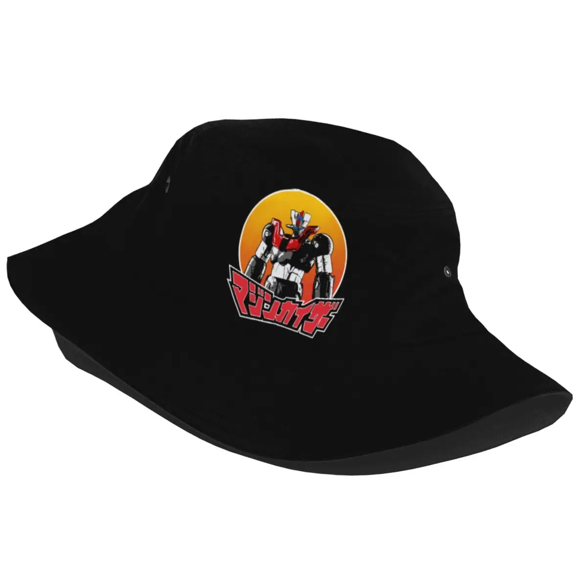 Mazinger Z Goldorak Actarus Stuff Bucket Hat Unisex Hot Sun Hat Anime Grendizer Irish Country Hat Fishing Caps Outdoor