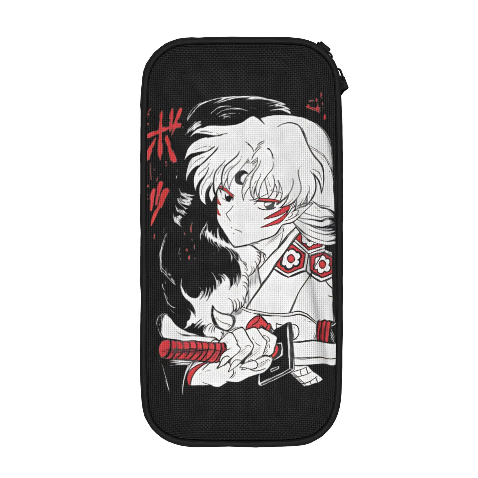 Inuyashas Sesshomaru Inu Yasha Kawaii Pencil Case New   Pen Box Bag Kids Large Storage School Supplies Cosmetic Pencilcases