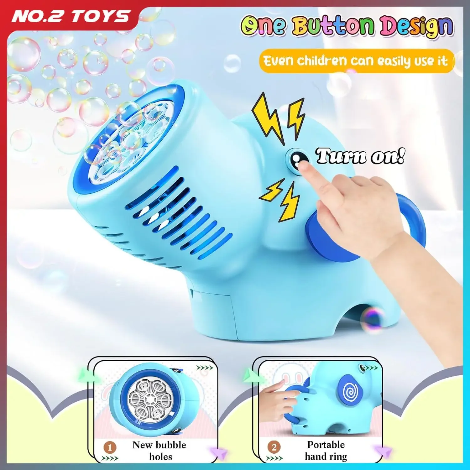 Máquina automática de burbujas de elefante para niños, juguete para soplar burbujas, juego de fiesta al aire libre, soplador de jabón eléctrico, máquina de burbujas, juguetes para niños