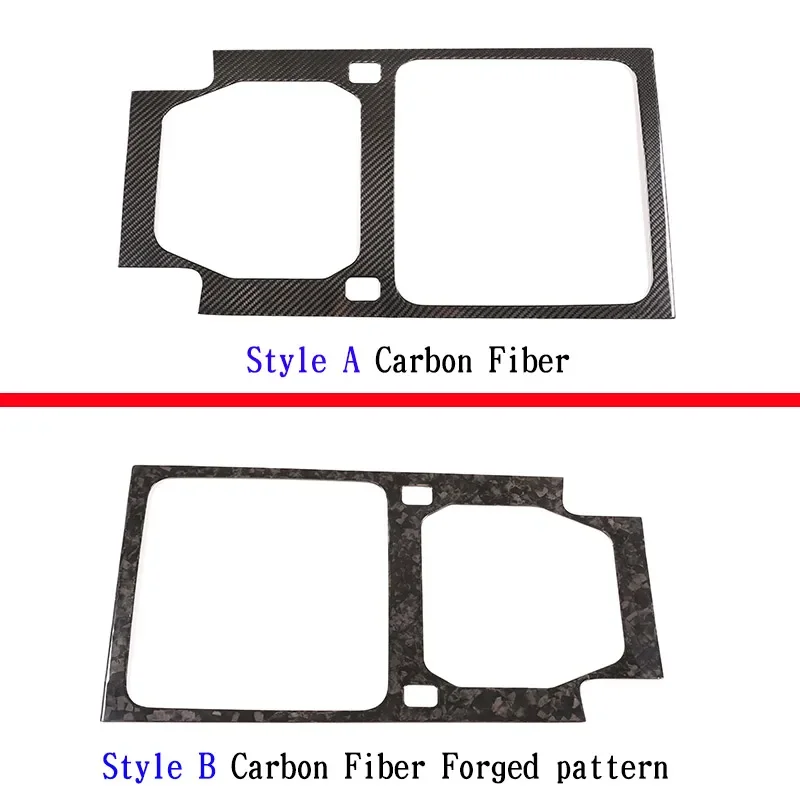 For Land Rover Defender 90 110 130 2020-25 Real Carbon Fibe Car Central Armrest Box Storage Box Panel Frame Interior Accessories