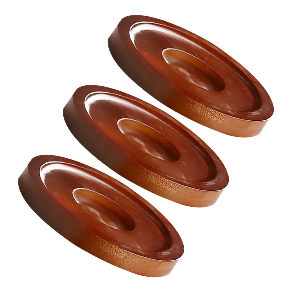 3 Pcs Rotating Coaster Cup Mat for Drinks Coasters Mug Rugs Tumbler Glass Table Wooden Decorative Drinking Pads Baby