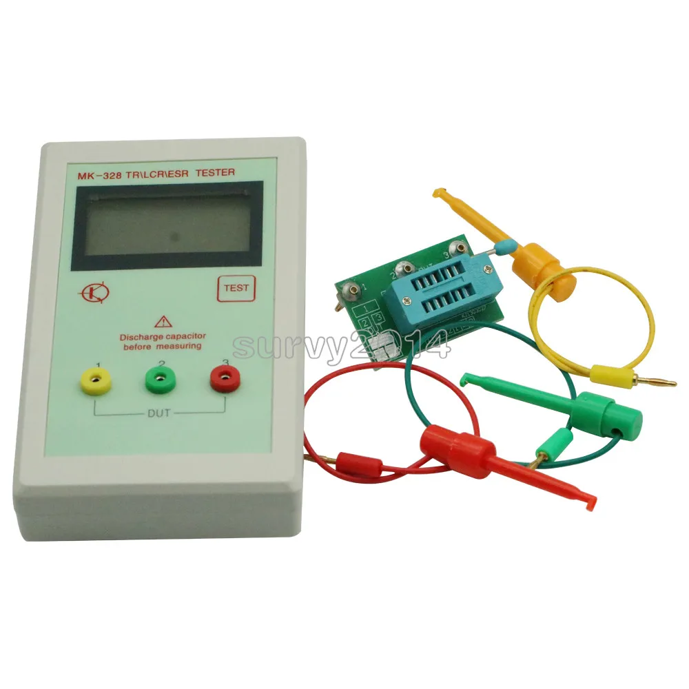 MK-328 ESR Meter Tester Transistor Inductance Capacitance Resistance LCR TEST MOS/PNP/NPN Automatic Detection