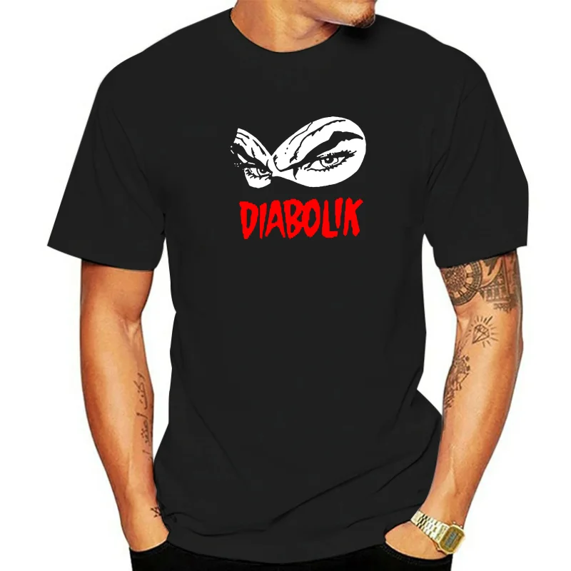 Men Printing Short Sleeve Tshirt trend  DIABOLIK eva CARTOON FUMETTI Cheap wholesale  Tshirt 100 %Cotton