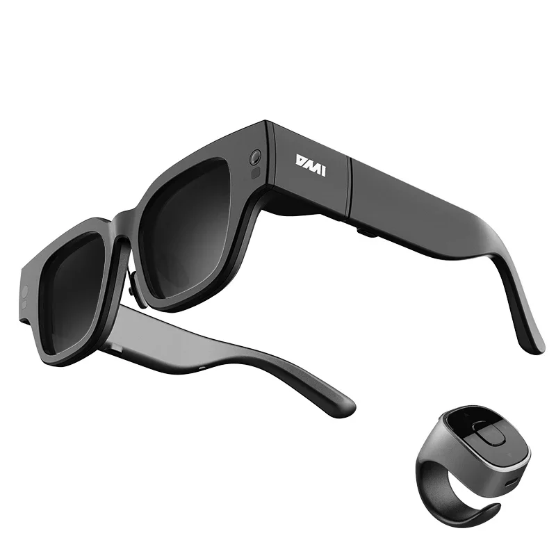 

YYHC- Air 2 Smart AR Glasses with Camera Ring/Voice Control Calling Music Movie Display AR VR Smart Glasses