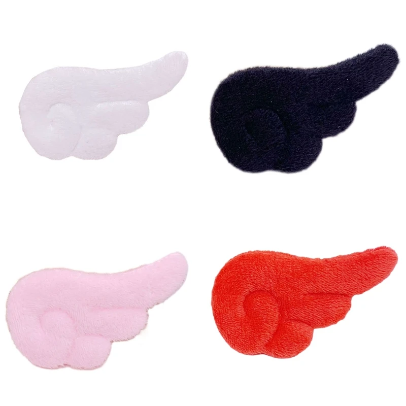 Super Cute Angel Wing Plush Hairpin Children Girl Hair Clip Accessories 1XCA