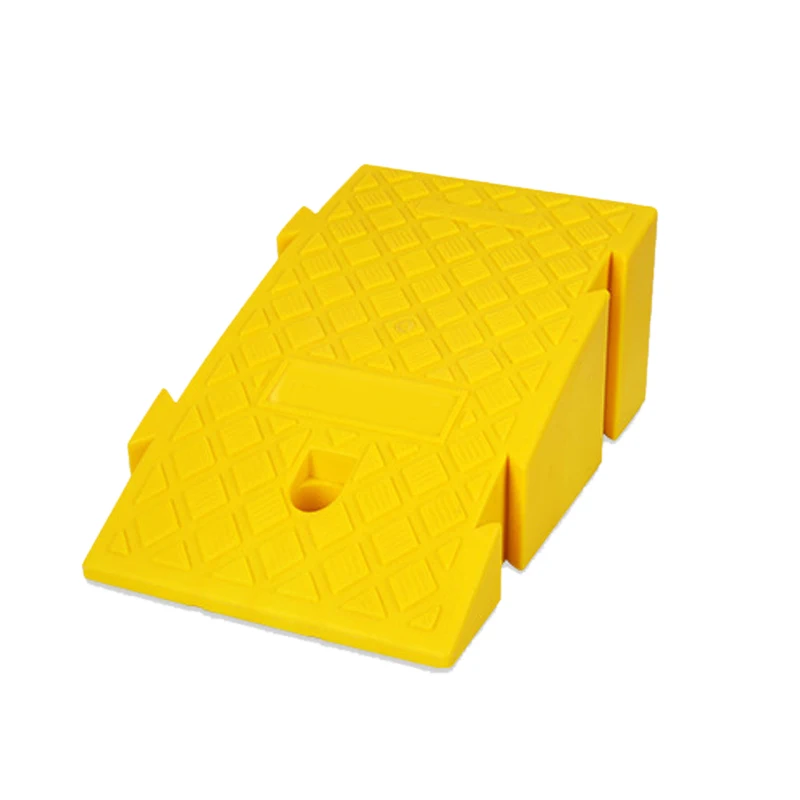 

Yellow Portable Hard Plastic Threshold Ramp Heavy Duty Curb Fit for Car Truck Scooter Motorcycle Wheelchair Trolley Bike Van