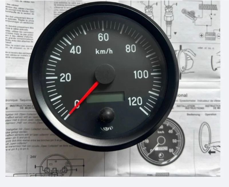 Speedometer 120km/h installation diameter 100mm original imported 437-035-002x