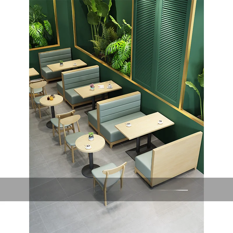 Mingmeng CafeRestaurant Table New Products Used Restaurant Furniture Nordic Booth Seats