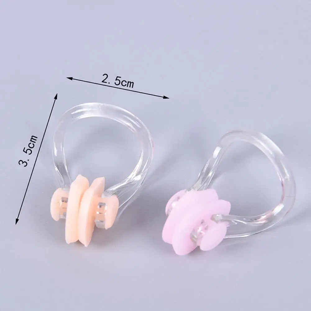 10pcs Reusable Soft Silicone Swimming Nose Clip Comfortable Diving Surfing Swim Nose Clips For Adults Children Dropship