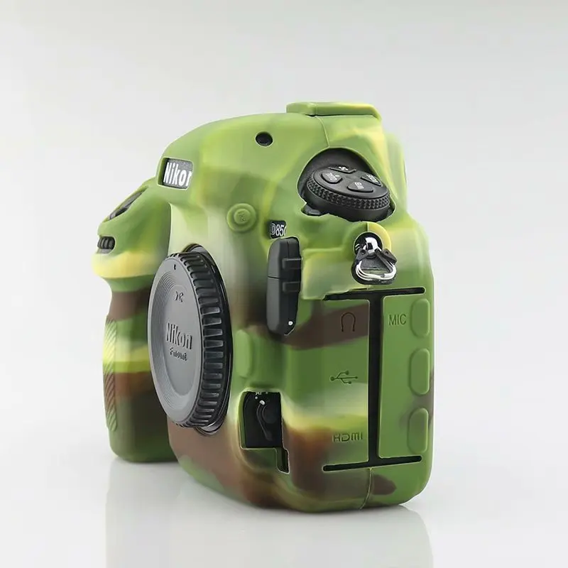Bolsa para câmera DSLR Capa de proteção de silicone para acessórios de proteção Nikon D850 @