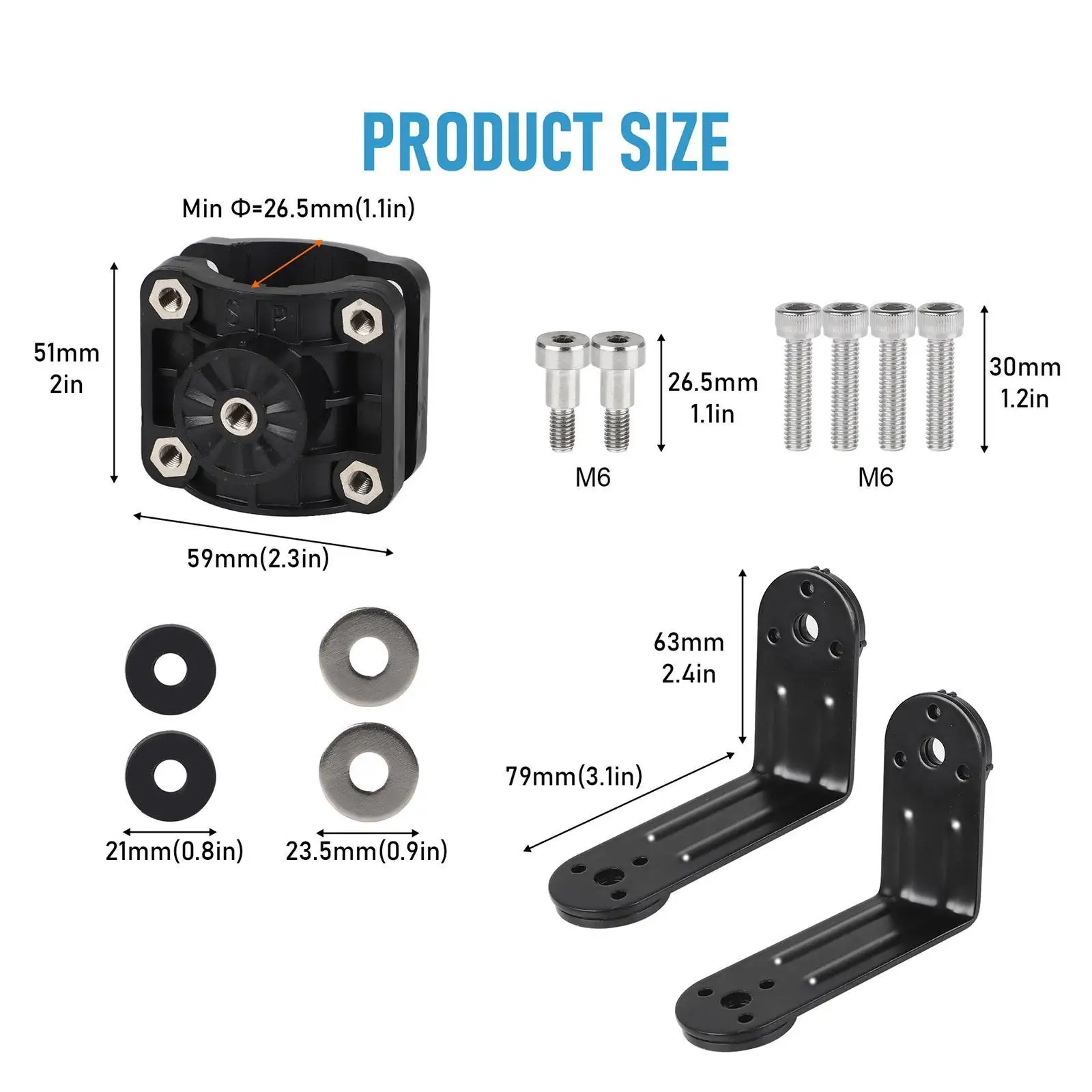 Perspective Mode Transducer Mounting 010-12970-00 for Truck Auto Spare Parts