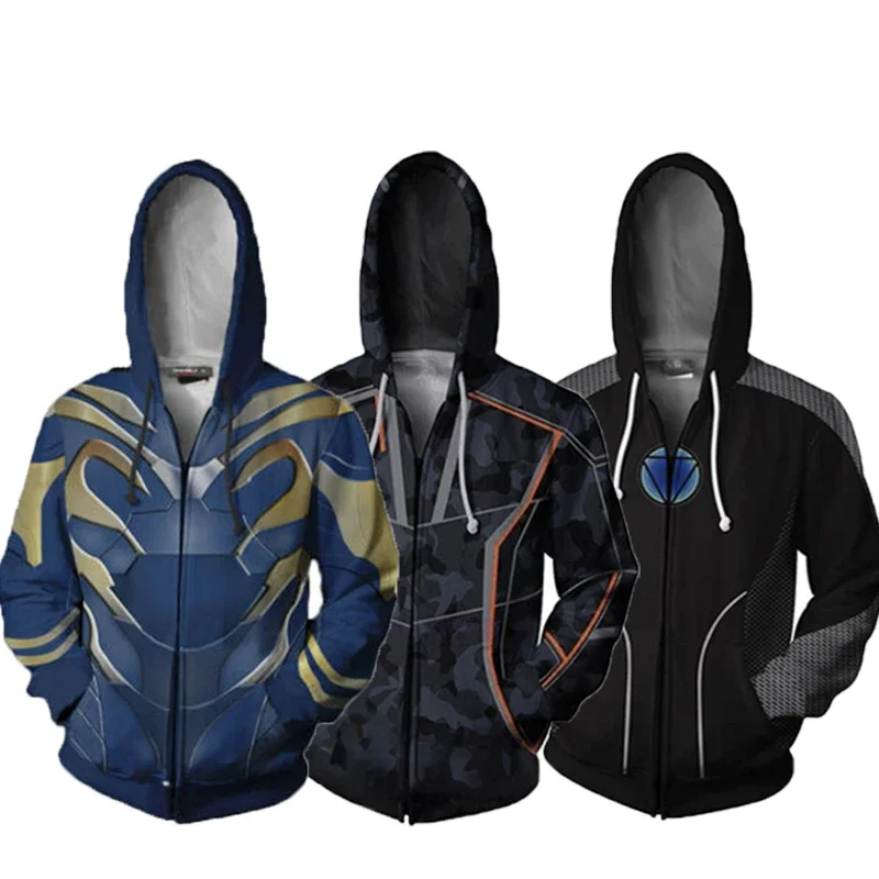 Tony Stark Áo Khoác Hoodie Quần Áo Nam Áo Hoodie Nam Áo Dạo Phố 3D In Trên Áo Khoác Áo Khoác