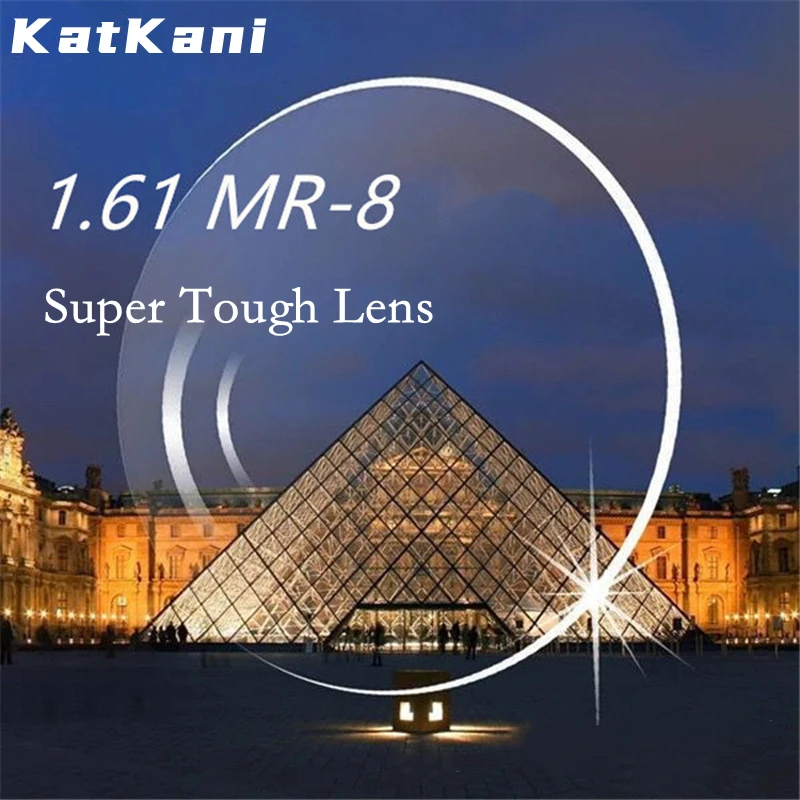 

KatKani MR-8/MR-7 Super Tough Optical Lens Myopia Hyperopia Astigmatism Anti-reflection Anti-scratch Rimless Glasses Lenses