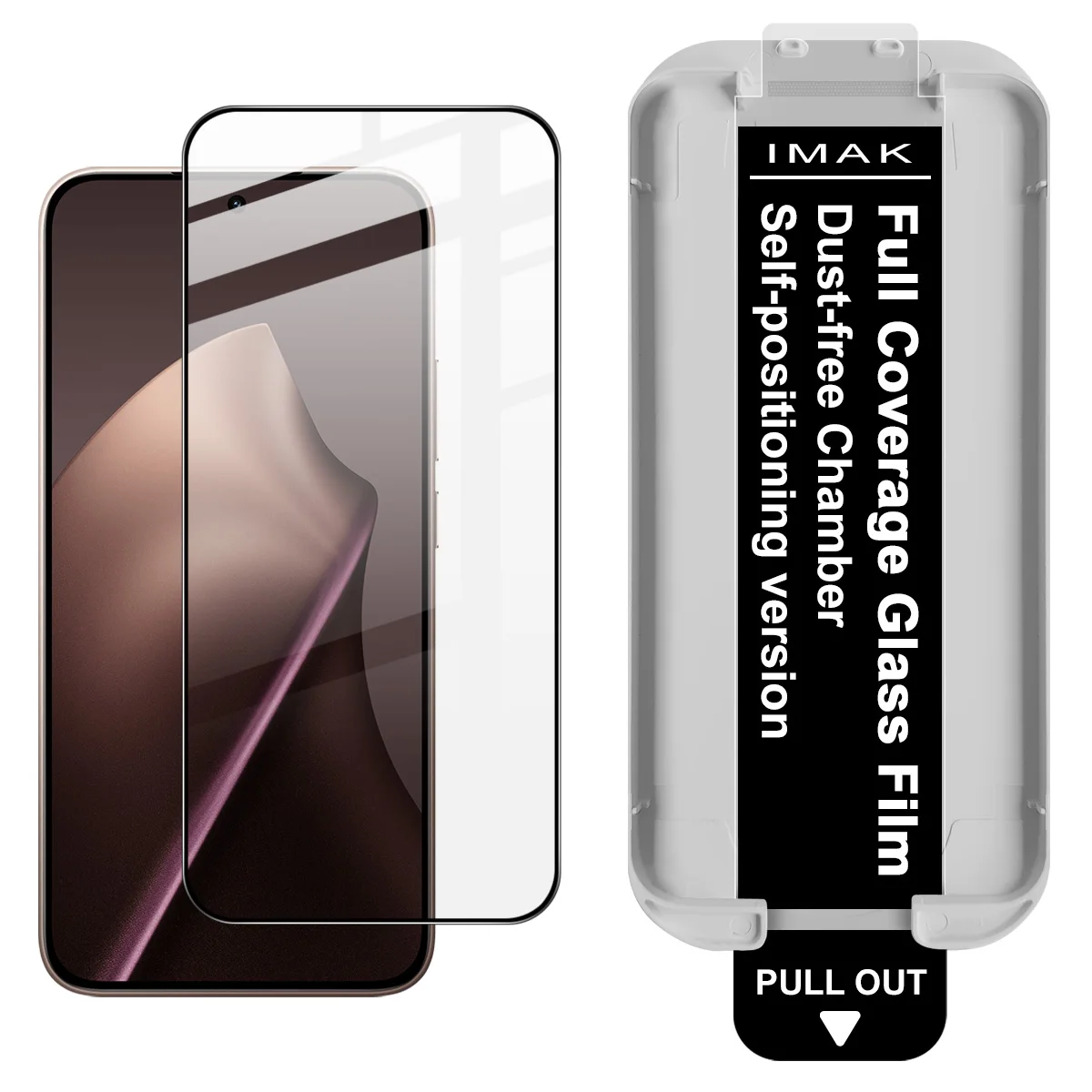 Tempered Glass for Xiaomi 17T 15T Pro 5G IMAK Pro+ Dust-free Chamber Locator Film Support Fingerprint