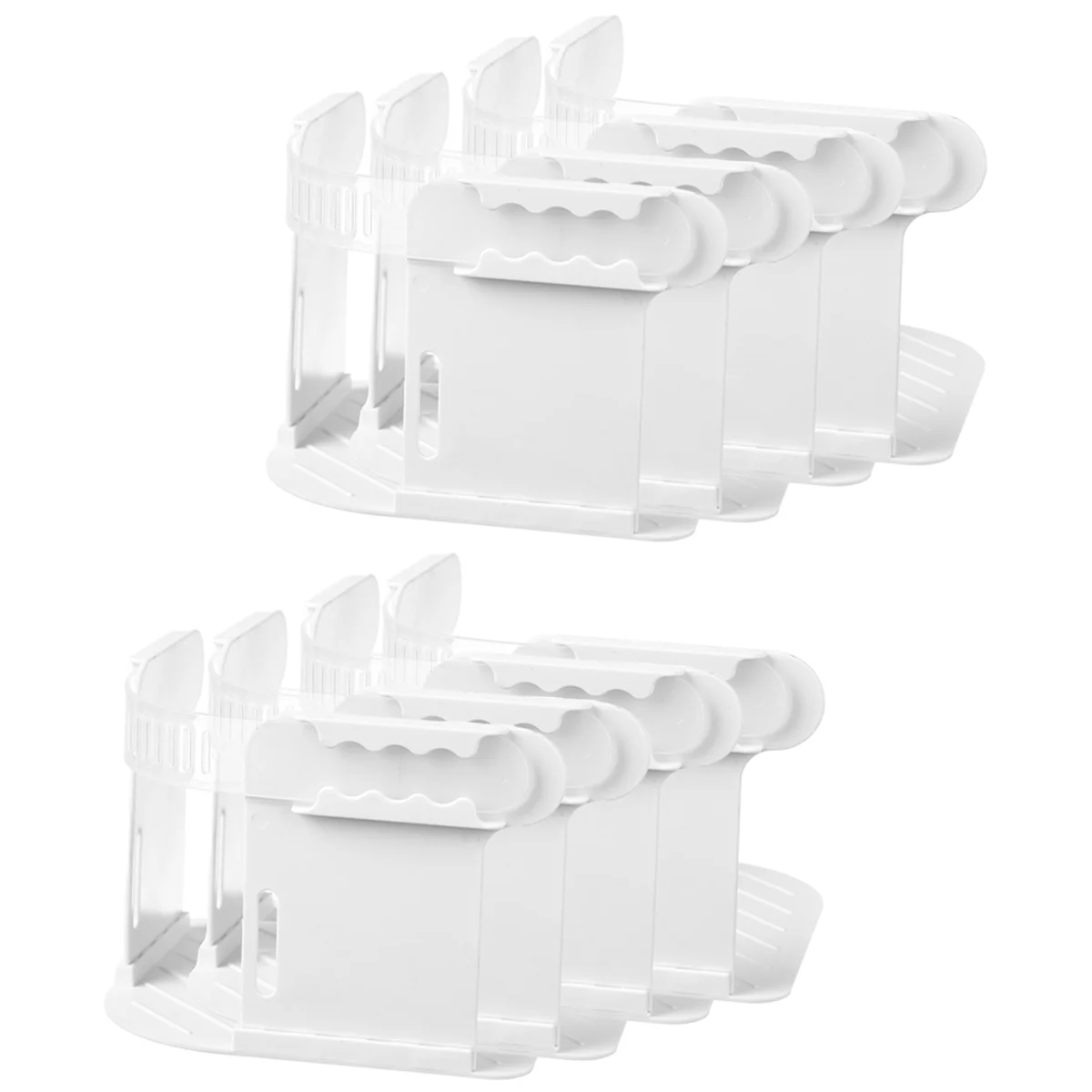 

ABUA 8pcs Bed Sheet Holders Keep Sheets Tight Heavy Duty Lock Mattress Sheet Holder Corner Fitted Sheet Straps Fit Mattress