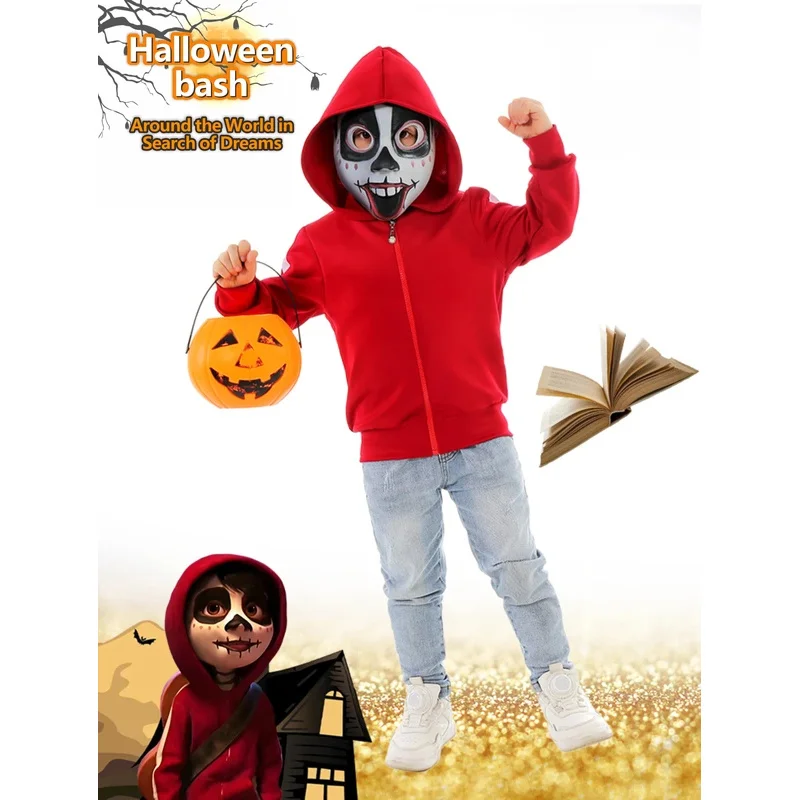 RT01 Coco Boys Girls Teen Costumes Halloween Mardi Gras Day of the Dead Party&Gf1