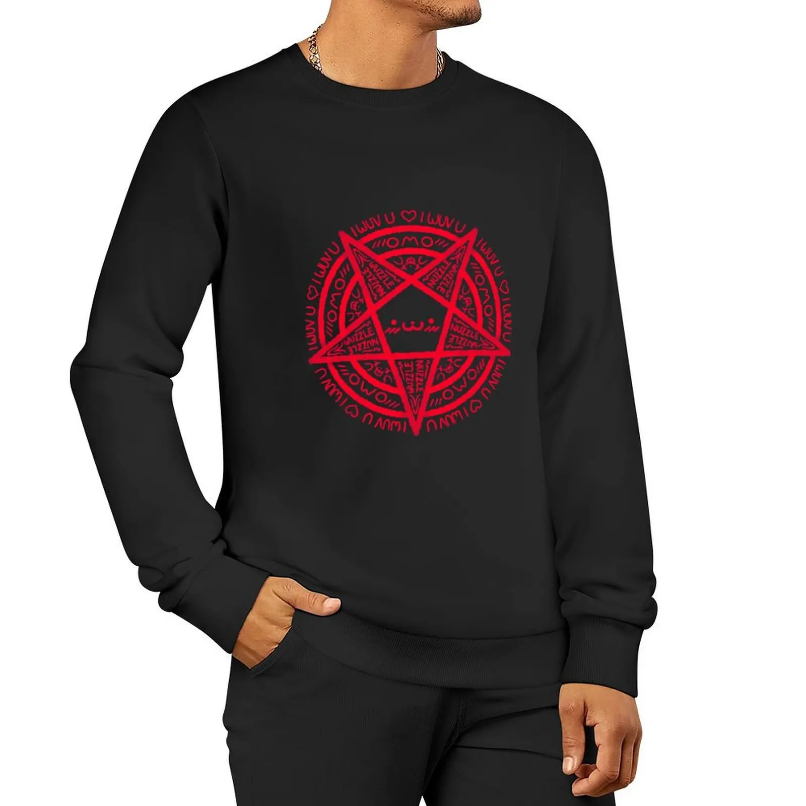 

Baphy Wuvs U Pullover Hoodie korean style clothes autumn men's sweatshirt
