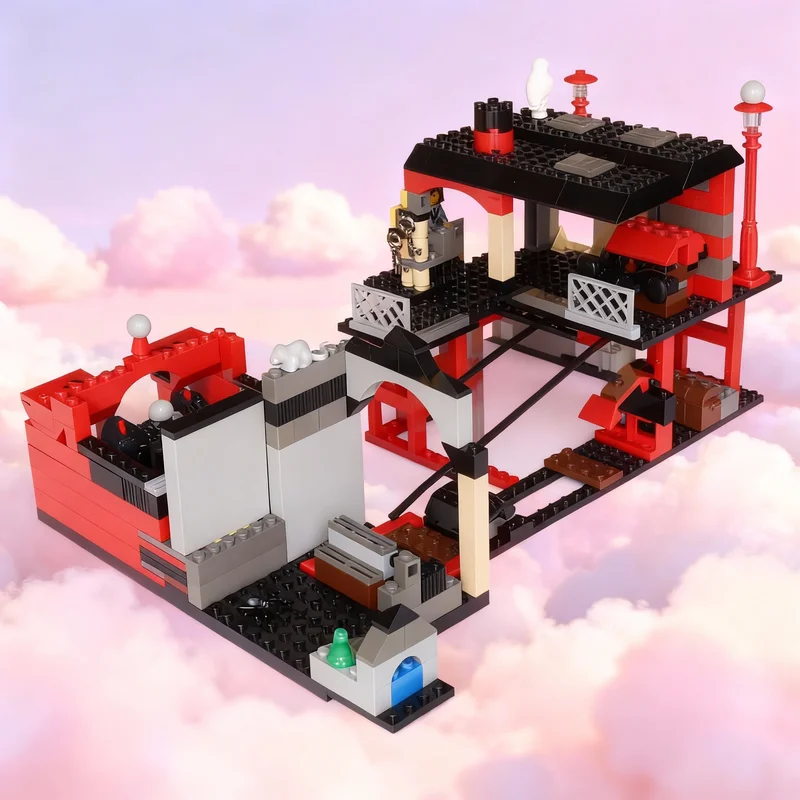 

331pcs MOC Harry Gringotts Heist Model Building Blocks Architecture DIY Idea Christmas Gifts Toy Creative Education Brick