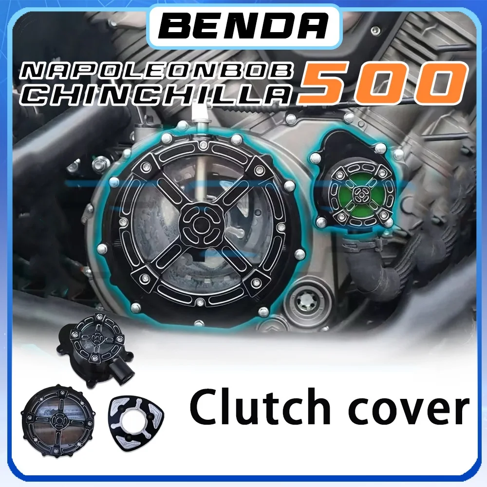 

Engine water pump instrument cover BENDA NAPOLEON BOB 500 CHINCHILLA 500 clear clutch cap 500chinchilla 500 NAPOLEON BOB